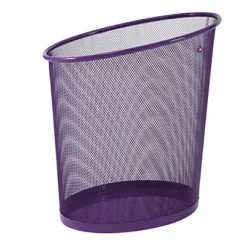 ALBA Cestino Gettacarte Mesh - 18 L - Rete Metallica - Viola