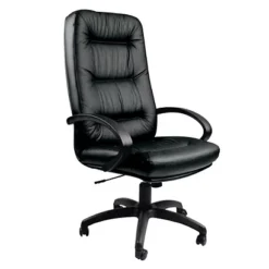 Anna Poltrona Presidenziale, Pelle, Nero