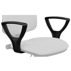 Braccioli Fissi Per Sedia Operativa Tandem Up, Polipropilene, Nero