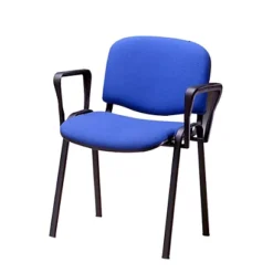 Braccioli Fissi Per Sedie Attesa Impilabili Iso - Nero