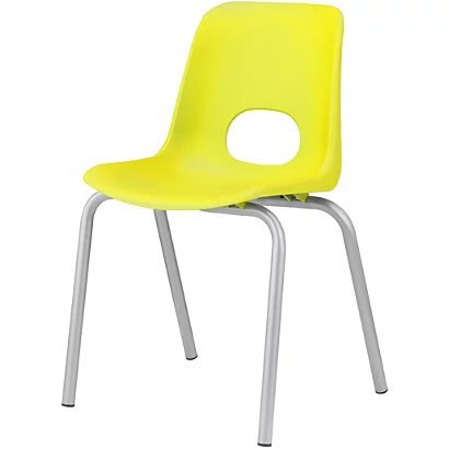 Children Sedia Per Ragazzi, Polipropilene, Altezza Seduta 46 Cm, Giallo 1 Children Sedia Per Ragazzi, Polipropilene, Altezza Seduta 46 Cm, Giallo