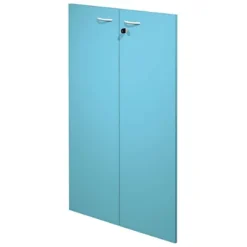 Coppia Ante Per Mobile Medio A Giorno "Linea Pronto" - Colore Azzurro