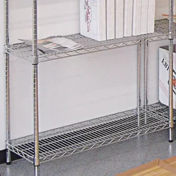 Coppia Ripiani Aggiuntivi, 35 X 90 Cm, Cromati