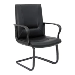 Easy, Poltrona Attesa, Ecopelle, Nero