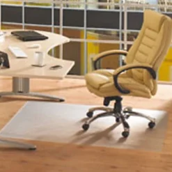 Floortex Salvapavimento Protettivo In Policarbonato - Forma Rettangolare: Dimensioni Cm 120 X 134