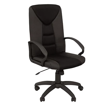 Irene Poltrona Presidenziale, Pelle, Nero 1 Irene Poltrona Presidenziale, Pelle, Nero