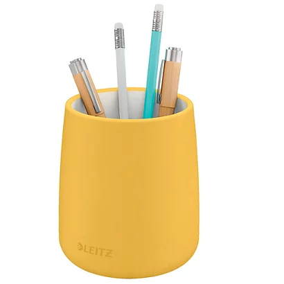 Leitz Portapenne Linea Cosy, Cm 7,1 X 8,5 H, Giallo Caldo 1 Leitz Portapenne Linea Cosy, Cm 7,1 X 8,5 H, Giallo Caldo