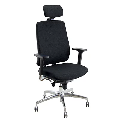 Musk, Sedia Operativa Ergonomica, Tessuto Ignifugo, Antracite 1 Musk, Sedia Operativa Ergonomica, Tessuto Ignifugo, Antracite