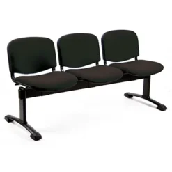 Panca Attesa 3 Posti, Nero