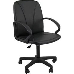 Poltrona Energy, Ecopelle, Nero