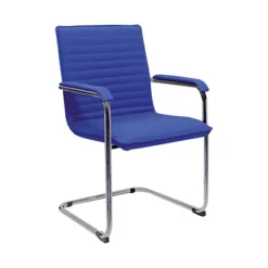 Poltroncina Attesa Kosmo, Tessuto 100% Polipropilene, Blu (confezione 2 Pezzi)