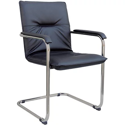 Poltroncina Attesa Odette, Similpelle, Nero (confezione 2 Pezzi) 1 Poltroncina Attesa Odette, Similpelle, Nero (confezione 2 Pezzi)