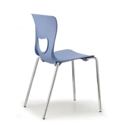 Sedia Attesa Impilabile Koral, Blu