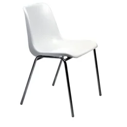 Sedia Attesa Impilabile Sonya, Bianco