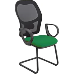 Sedia Attesa Visitatore Kolor Guest, Rete E Tessuto, Verde