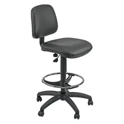 Sedia Disegnatore, Ecopelle, Nero