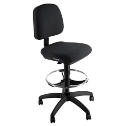 Sedia Disegnatore, Tessuto Acrilico, Nero