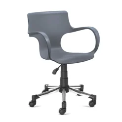 Sedia Girevole Home Office Greta, Grigio