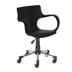 Sedia Girevole Home Office Greta, Nero