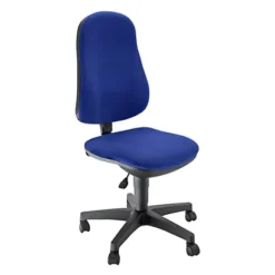 Sedia Operativa Carlotta Up, Tessuto, Blu