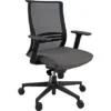 Sedia Operativa Ergonomica Atmosfera Con Braccioli, Tessuto Gabriel, Nero Antracite