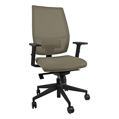 Sedia Operativa Ergonomica Melany Con Braccioli, Tessuto Runner 3D, Tortora 1 Sedia Operativa Ergonomica Melany Con Braccioli, Tessuto Runner 3D, Tortora