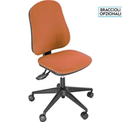 Sedia Operativa Power, Tessuto, Arancione