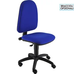 Sedia Operativa Swing, Tessuto, Blu