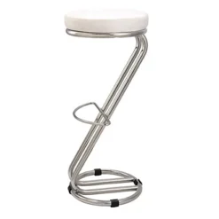 Sgabello Alto Prestige, Bianco