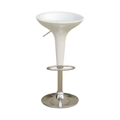 Sgabello Bar, Bianco