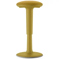 Sgabello Ergonomico Sway, Tessuto Target, Struttura Senape, Sedile Giallo