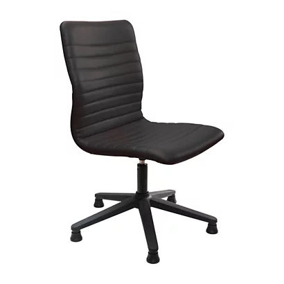 Slim Poltrona Attesa, Ecopelle, Nero 1 Slim Poltrona Attesa, Ecopelle, Nero