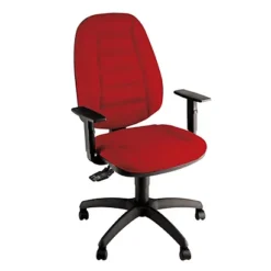 Smile, Sedia Operativa, Tessuto, Rosso
