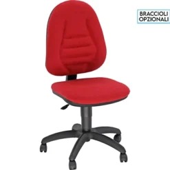 Sprint Sedia Operativa, Tessuto, Rosso