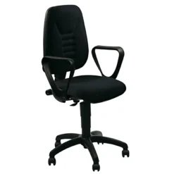 Tecnika, Sedia Operativa, Tessuto Acrilico, Nero