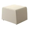 Trendy Plus Pouf, Similpelle, Imbottito, Crema