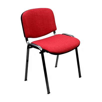 UNISIT Sedia Attesa Impilabile Sandy, Tessuto Poliestere 100%, Rosso (confezione 2 Pezzi) 1 UNISIT Sedia Attesa Impilabile Sandy, Tessuto Poliestere 100%, Rosso (confezione 2 Pezzi)