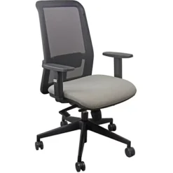 UNISIT Sedia Operativa Ergonomica Stylish, Tessuto Gabriel, Marrone/Beige