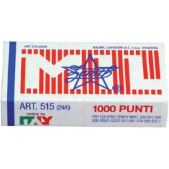 ZENITH Punti Metallici 515, Passo 12 Mm, Gamba 6 Mm (Confezione 10.000 Pezzi)